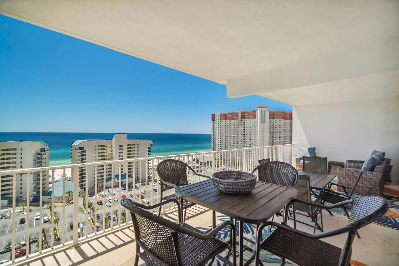 Blissful Sunset At Laketown Wharf #1312 By Nautical Properties Panama City Beach