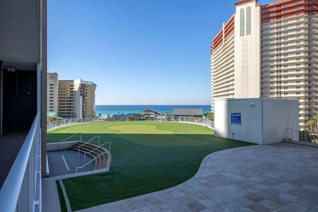 Blissful Sunset At Laketown Wharf #1312 By Nautical Properties Panama City Beach